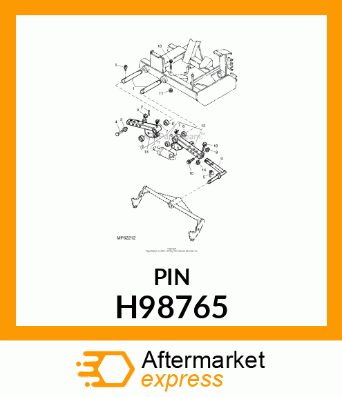 PIN, CYLINDER H98765