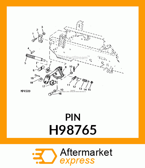 PIN, CYLINDER H98765