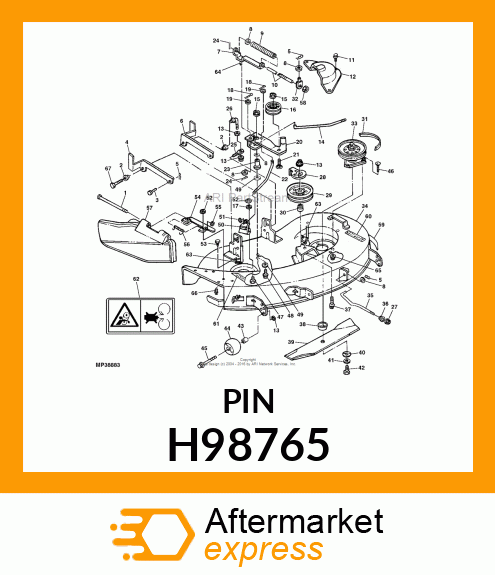 PIN, CYLINDER H98765