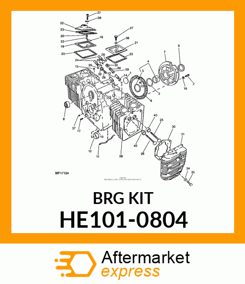 Bearing Kit - KIT, REAR BEARING HE101-0804