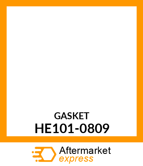 Gasket - GASKET,REAR PLATE HE101-0809