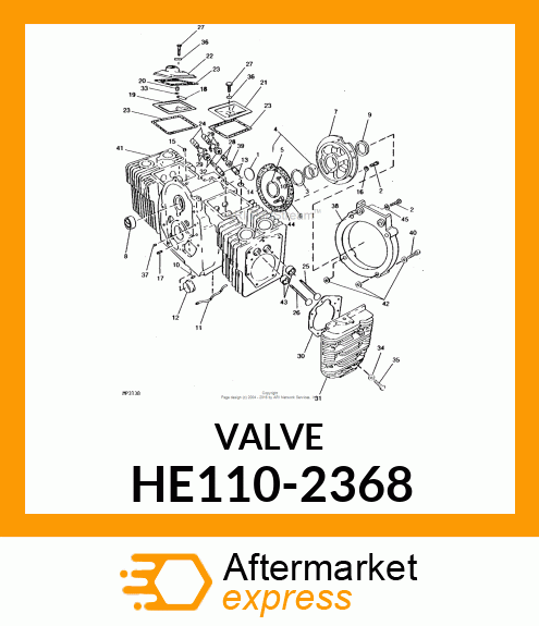 Intake Valve HE110-2368