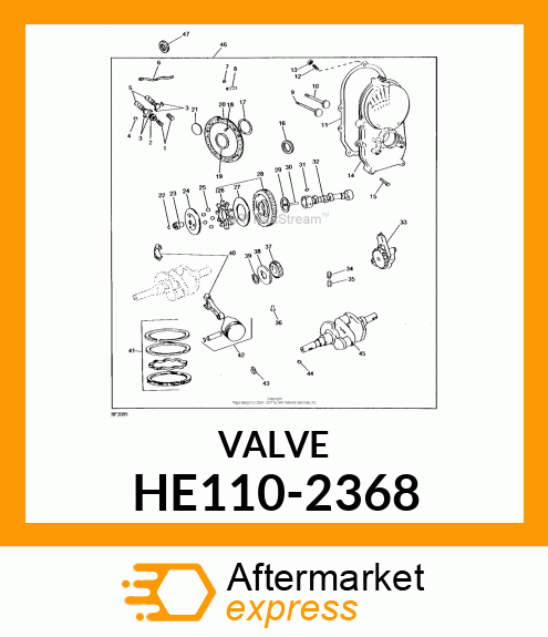 Intake Valve HE110-2368