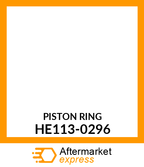 Piston Ring - PISTON RING, RING HE113-0296