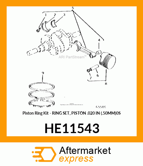 Kit Piston Ring HE11543