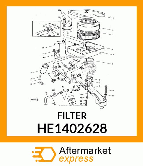 FILTER, FILTER HE140-2628