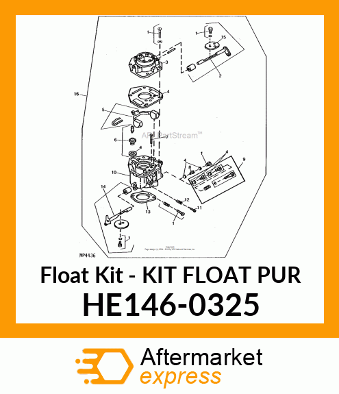 Float Kit - KIT FLOAT PUR HE146-0325
