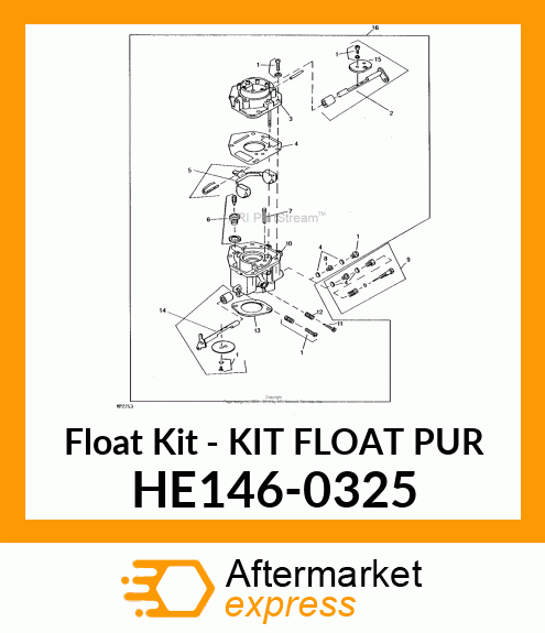 Float Kit - KIT FLOAT PUR HE146-0325