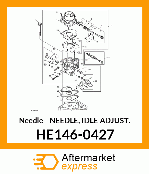 Needle - NEEDLE, IDLE ADJUST. HE146-0427