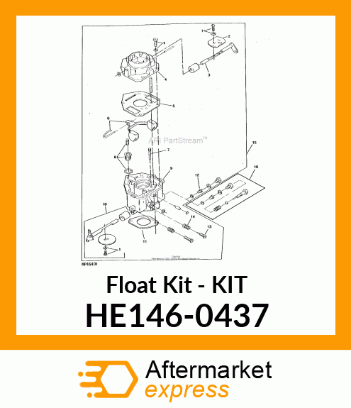 Float Kit - KIT HE146-0437