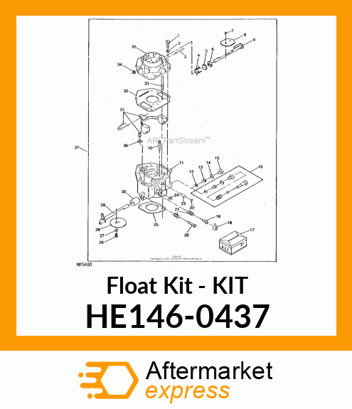 Float Kit - KIT HE146-0437