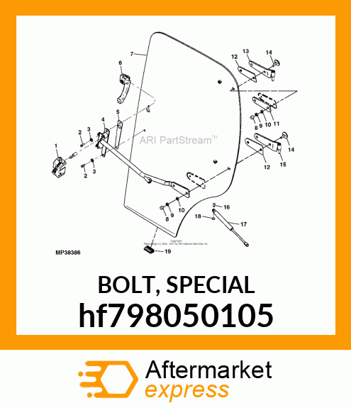 BOLT, SPECIAL hf798050105