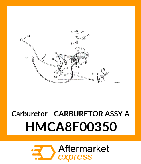Carburetor - CARBURETOR ASSY A HMCA8F00350
