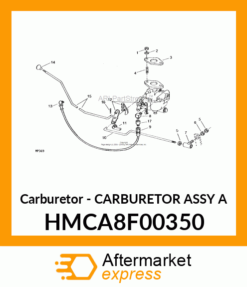 Carburetor - CARBURETOR ASSY A HMCA8F00350