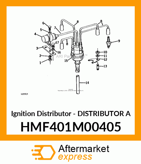 Ignition Distributor - DISTRIBUTOR A HMF401M00405