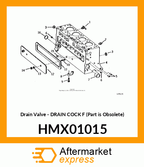 Drain Valve - DRAIN COCK F (Part is Obsolete) HMX01015