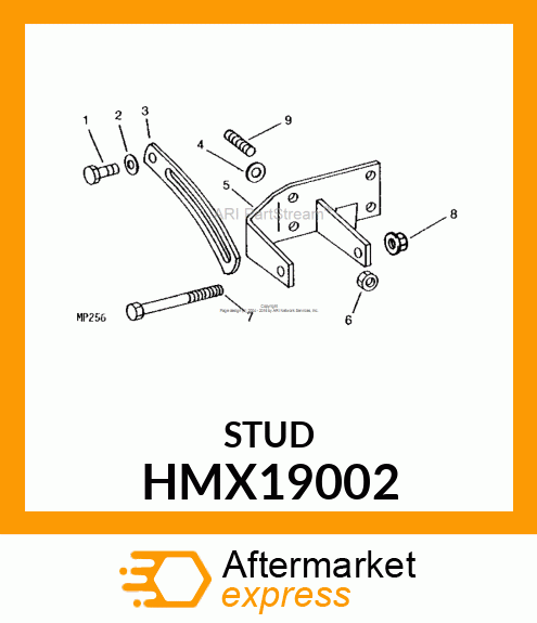 Stud - STUD F (Part is Obsolete) HMX19002