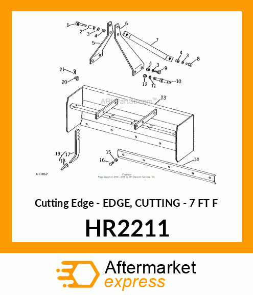 Cutting Edge - EDGE, CUTTING - 7 FT F HR2211