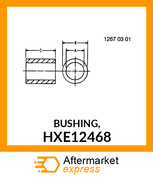 BUSHING, HXE12468