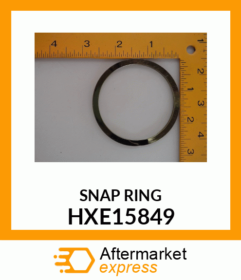 SNAP RING, RETAINING HXE15849