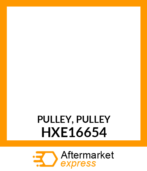 PULLEY, PULLEY HXE16654