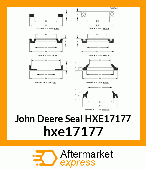 SEALING RING, RADIAL PIN CLUTCH hxe17177