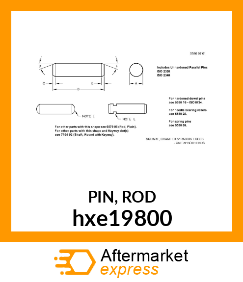 PIN, ROD hxe19800