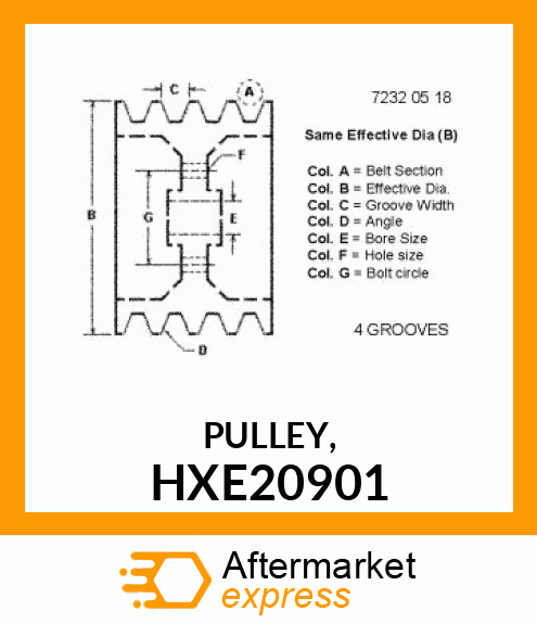 PULLEY, HXE20901