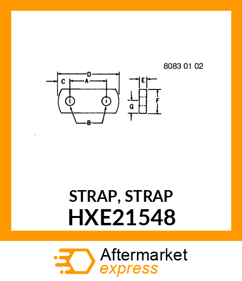 STRAP, STRAP HXE21548