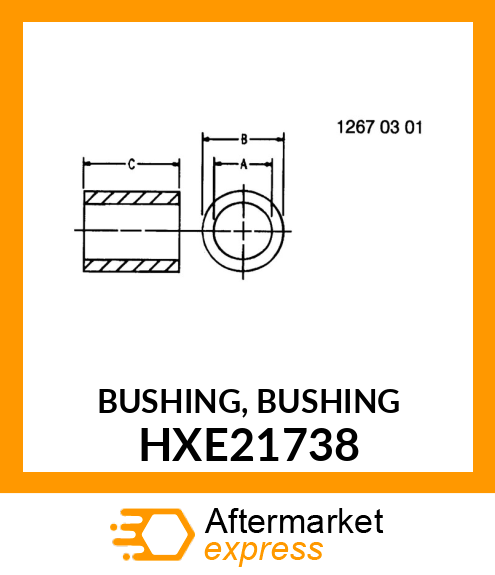 BUSHING, BUSHING HXE21738