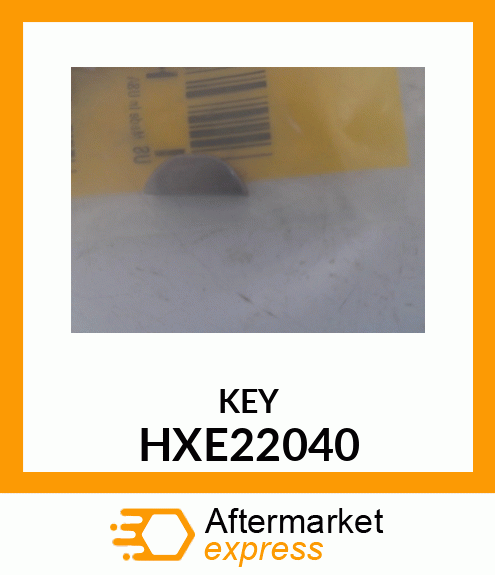 SHAFT KEY, WOODRUFF SPECIAL WIDTH HXE22040