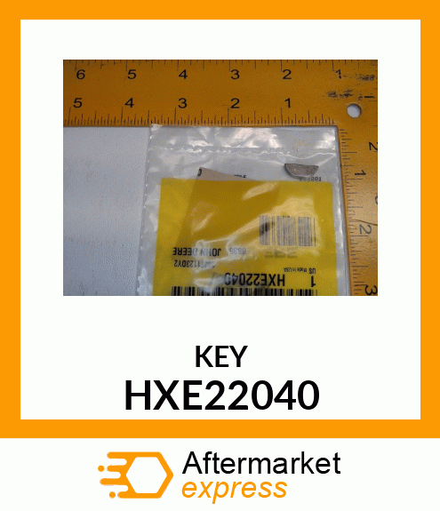 SHAFT KEY, WOODRUFF SPECIAL WIDTH HXE22040