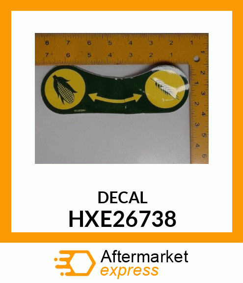 LABEL, DECAL COB LEVEL HXE26738