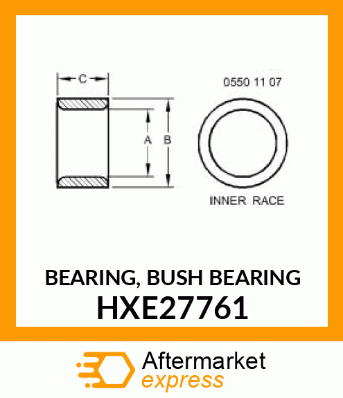 BEARING, BUSH BEARING HXE27761