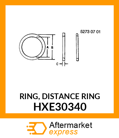 RING, DISTANCE RING HXE30340