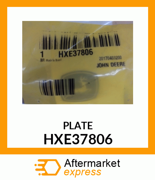 WEAR PLATE, TENSIONER, REAR PIVOT HXE37806