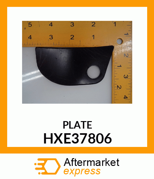 WEAR PLATE, TENSIONER, REAR PIVOT HXE37806