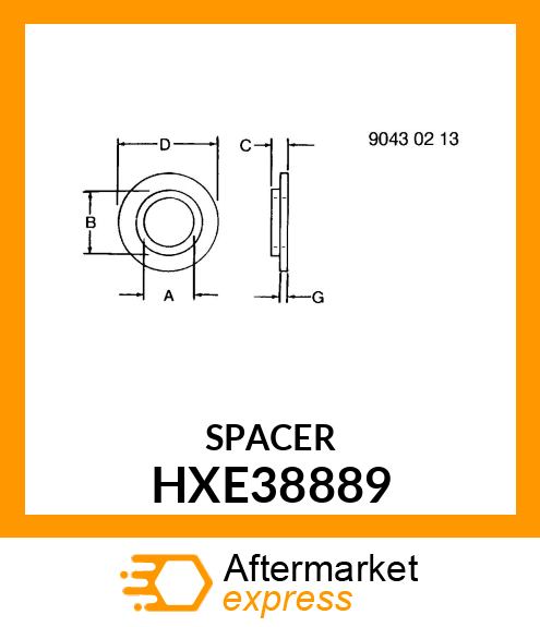 BUSHING, LOAD BAR FRONT SLIDE HXE38889