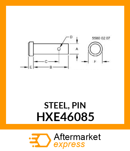 STEEL, PIN HXE46085