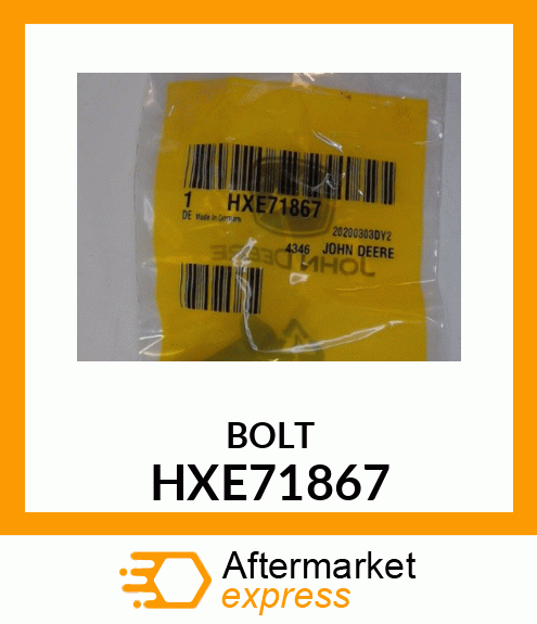 BOLT HXE71867