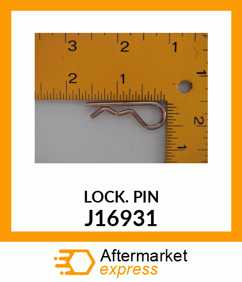 PIN, SPRING LOCKING J16931