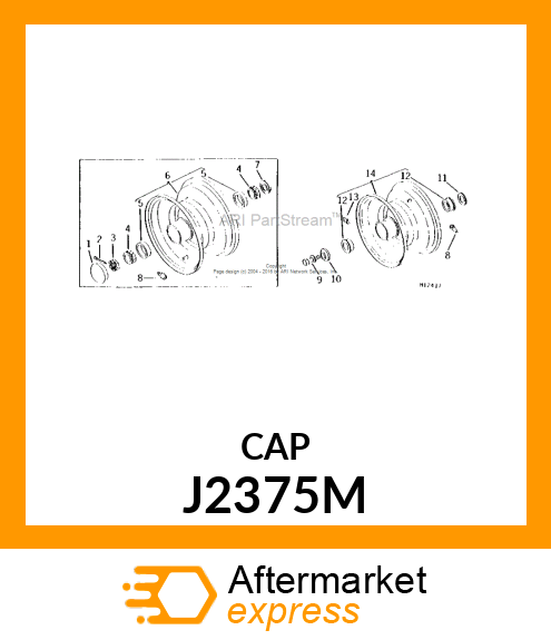 CAP, HUB J2375M