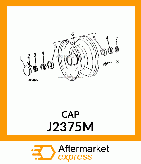 CAP, HUB J2375M