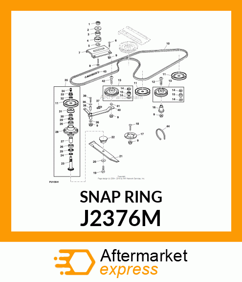 RING, INTERNAL SNAP J2376M