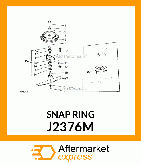 RING, INTERNAL SNAP J2376M