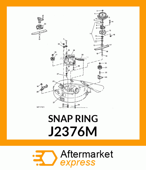 RING, INTERNAL SNAP J2376M