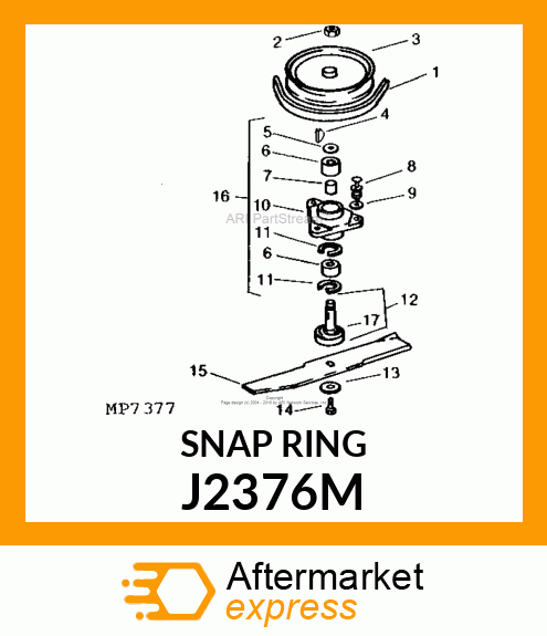 RING, INTERNAL SNAP J2376M