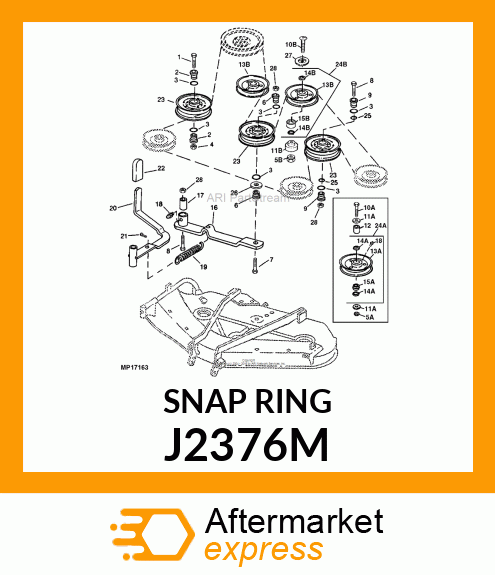 RING, INTERNAL SNAP J2376M