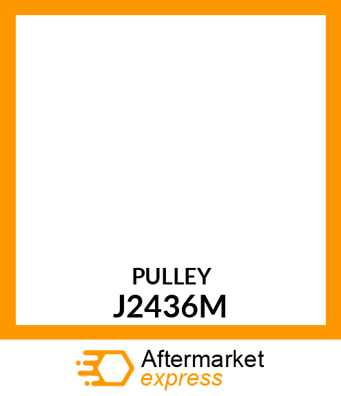 Pulley - PULLEY, WIRE ROPE J2436M