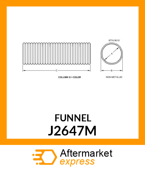 TUBE J2647M